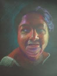 My first time doing all oil pastel.