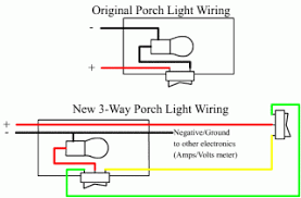 Again, connect all ground wires as previously described, if not already completed. 3 Way Porch Light Fiberglass Rv