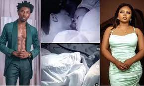 Big brother naija shine ya eye housemates, boma and tega have been spotted in a footage kissing for 15 seconds as fellow housemates cheered . Go Xf6umafcyrm