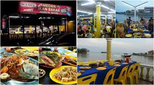 Medan ikan bakar muara sungai duyung melaka | masih sedap tak kedai makan nih? Ikan Bakar Melaka Sungai Duyung