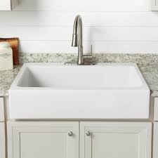 Fireclay workstation reversible farmhouse kitchen sink. Sinkology Josephine Quick Fit Drop In Farmhouse Fireclay 33 85 In 3 Hole Single Bowl Kitchen Sink In Candy Apple Gloss Red Sk450 34fc Gr The Home Depot