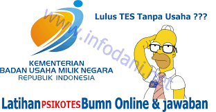 Check spelling or type a new query. Latihan Psikotes Bumn Online Dan Jawaban Infodani