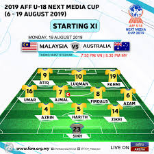For example, compare kuala lumpur, malaysia to sydney, australia with kuching, malaysia to parafield, australia. Fa Malaysia On Twitter 2019 Aff U 18 Next Media Cup Final Monday 19th August 2019 Starting Xi Malaysia Vs Australia Thong Nhat Stadium 7 30 Pm 8 30 Pm Malaysia Time Live
