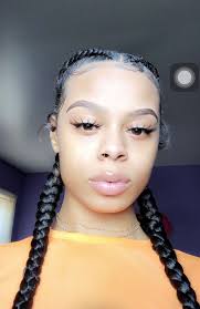 One hairstyle that will make your hair look thicker is a long bob that ends at your collarbone. Follow Tropic M For More Natural Hair Styles Hair Help Hair Styles