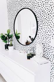 Aesthetic Black And White Dots Wallpaper Pin By Madeline Goode On Home Accent Wall Bedroom Interior Wallpaper Bedroom