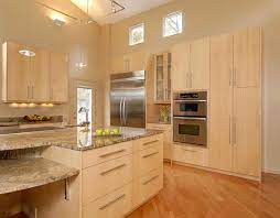 Cerused oak cabinetry, with mostly lower cabinets. 15 Contemporary Wooden Kitchen Cabinets Home Design Lover