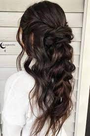 25 Half Up Half Down Bridesmaid Hairstyles Long Hair Styles Hair Styles Braids For Long Hair