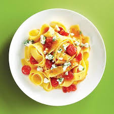 Pappardelles Aux Tomates Grillees Chatelaine Pappardelle Recipe Roasted Tomato Pasta Roasted Tomatoes
