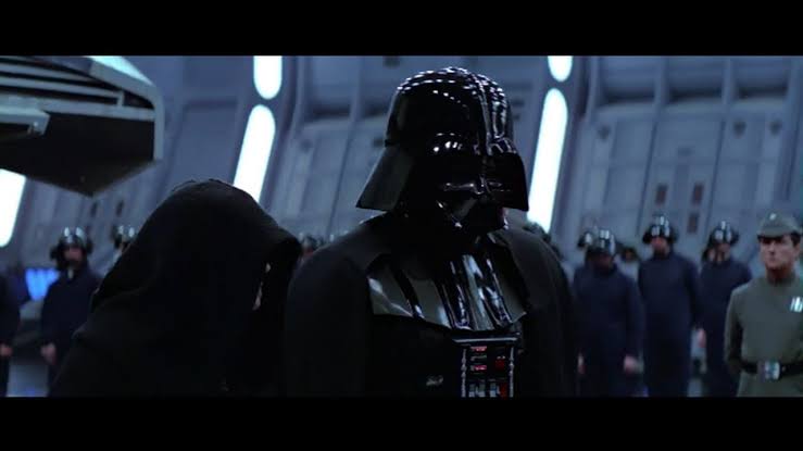 Resultado de imagem para imperador chegando na segunda estrela da morte"