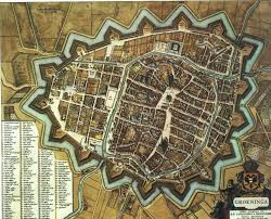 Kaart Uit 1652 Groningen Oude Kaarten Stadsplattegronden Groningen