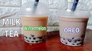 How To Make Milk Tea Milk Tea Recipes Oreo And Wintermelon Milk Tea Milk Tea Recipes Bubble Tea Recipe Oreo Milk