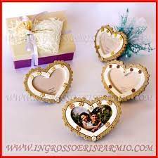 Bomboniere Matrimonio Portafoto Cornice Cuore Tortora E Bianca Online Nozze Comunione Segnaposto Matrimonio Cornici Bomboniere