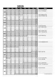 Free 2019 Excel Calendar For Project Management Free Printable Templates