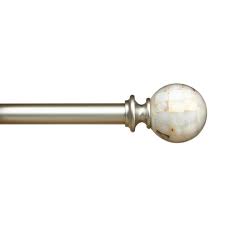 Bed Bath And Beyond Hawthorne Shell Curtain Rod Curtain Rods Curtain Rod Ends Shell Mosaic