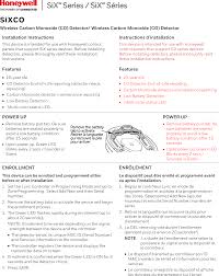 Co detectors should be mounted in or near bedrooms and living areas. 8dl6carbon Monoxide Detector User Manual 20180228 V1 Sixexhibit 9 2 Manual Honeywell