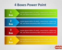Four Box Powerpoint Template For Lineal Process Powerpoint Powerpoint Templates Powerpoint Template Free