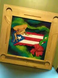 Puertorican Flag Coqui Domino Table Puerto Rican Culture Domino Table Puerto Rico