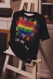 Love Wins T Shirt Painted Civil Rights Art Tshirt T Shirt Painting Civil Rights T Shirt