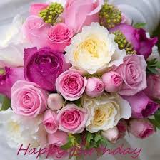 Free online happy birthday, pretty peonies ecards on birthday Lush And Fragrant Peonies And Roses To Help Brighten Your Very Happy Happy Birthday Dival Happy Birthday Bouquet Birthday Wishes Flowers Happy Birthday Flower