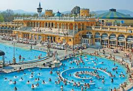Szechenyi Baths Beautiful Thermal Bath In Budapest Hungary Travel Budapest Spa Cool Places To Visit