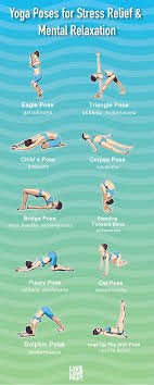 10 Yoga Poses For Stress Relief And Mind Easy Yoga Workouts How To Do Yoga Yoga Poses