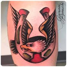 Tattoo Traditional Tradizionale Tatuaggio Giovanni Bonaschi Eagle Ferrodicavallo Aquila Tatuaggi Ferri Di Cavallo Aquila