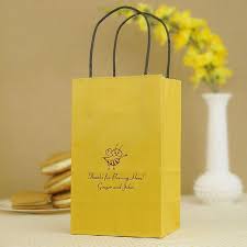 5 X 8 Custom Printed Petite Paper Wedding Gift Bags Wedding Gift Bags Wedding Guest Gift Bag Wedding Gifts For Guests