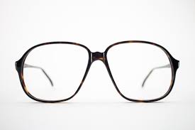 Black And Clear Glasses Frames 80s Vintage Glasses Oversized Dark Tortoiseshell Eyeglass Etsy Black Glasses Frames Glasses Frames Vintage Eyeglasses Frames