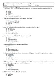 Maybe you would like to learn more about one of these? Soal Dan Jawaban Kewirausahaan Kelas 10 Semester 1 Sedang