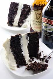 Chocolate Guinness Cake With Baileys Cream Cheese Frosting Recipe Guinness Cake Chocolate Stout Cake Baileys Cake