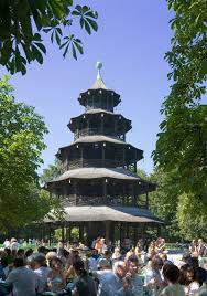 Munich English Gardens Chinese Tower Beer Garden August 2006 English Landscape Garden Wikipedia English Landscape Garden English Garden Garden Visits