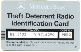 Code may refer to any of the following: Locked Mercedes Benz Radio Code Automotive Tech Info