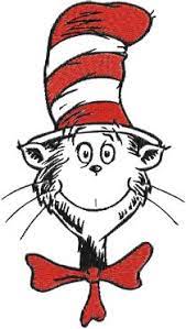 Dr Seuss Cat In Hat Machine Embroidery Design 0109 Machine Embroidery Patterns Embroidery Projects Machine Embroidery Designs