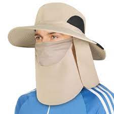 Boonie Sun Hat With Neck Flap Upf Face Cover Shade For Outdoors Fishing Hiking Ebay