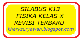 Audit eksternal oleh tim iso dari urs di smk assa'adah bungah gresik dilaksanakan pada 29 juni 2020, kegiatan audit ini biasanya dilakukan secara langsung tatap muka, namun pada kondisi pandemi covid 19, maka kegiatan dialihkan secara daring menggunakan google meeting. Silabus K13 Fisika Kelas X Revisi Terbaru Kherysuryawan Id