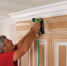 We added in another thin moulding right. Crown Molding For Kitchen Cabinets Fine Homebuilding