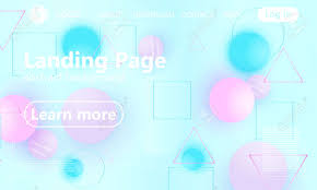 A curated collection of landing pages to inspire you and your web design process. Landing Page Blue And Pink Colors Website Template Abstract Royalty Free Cliparts Vectors And Stock Illustration Image 127730118
