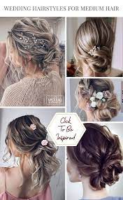 When considering wedding hairstyles for medium hair, you can't go far wrong with the elegant gibson tuck. 41 Perfect Wedding Hairstyles For Medium Hair Hair Styles Wedding Hairstyles Wedding Hairstyles For Medium Hair