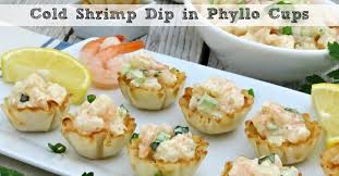 Cold shrimp and vegetable spring rolls with cashew dippin, cold shrimp bisque with a smoked shrimp relish,… Cold Shrimp Dip In Phyllo Cups Moms Need To Know