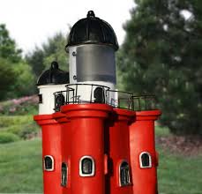 Leuchtturm büsum sylt 170 cm rot weiß doppellicht garten maritim nordsee meer. Deko Leuchtturm Roter Sand Mit Blinklicht Ca 145 Cm Maritimes Nautika Leuchtturme