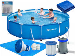 Zestaw 12w1 Basen Stelazowy 305x76 Bestway 56408 Piscinas Estructurales Piscinas De Nivel Del Suelo Piscina Intex
