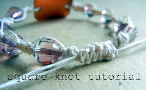 The square lashing knot (abok # 2114, p 343.) is used to bind two poles together. Diy Shamballa Style Macrame Bracelet Tutorial Rings And Thingsrings And Things