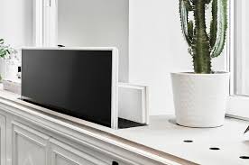 Step 1) find a large, lightweight piece of art. Hidden Tvs Atticmag