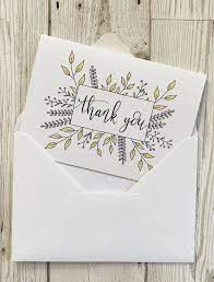 Maybe you would like to learn more about one of these? Hand Lettered Floral Thank You Cards Suitable For Wedding Thank You Notes Or Any O Hand Lettering Cards Inspirational Cards Thank You Card Design