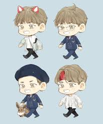 Kết quả hình ảnh cho hình ảnh bts chibi