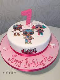 We have hundreds of birthday cake ideas for adults for anyone to optfor. Simple 10 Round Lol Doll Girl S Birthday Cake With Edible Print Outs And Glitter Number Funny Birthday Cakes Lol Doll Cake Cake