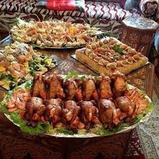 Table Marocaine Pour Les Fetes Morrocan Food Moroccan Food Buffet Food