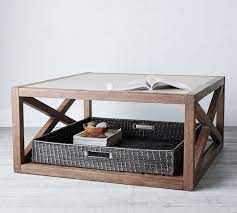 I wanted not only something stylish, but also something practical that offered extra storage space. Garrett Woven Oversized Storage Basket Tray Black Pottery Barn