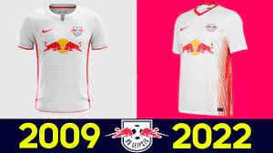 The rb leipzig lettering might be used on the back of the player's shirt or on the side stripes of we have created two early predictions of how the font could be used and how the kit could look like in full. The Evolution Of Rb Leipzig Football Kit All Rb Leipzig Football Kits In History Youtube