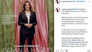 Vogue's kamala harris cover photos spark controversy: Ahptrdvhb8m6sm